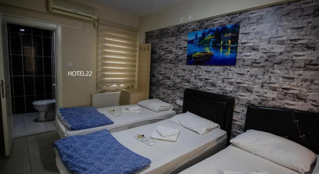 Standardowy czteroosobowy pokój Otel 22 Edirne