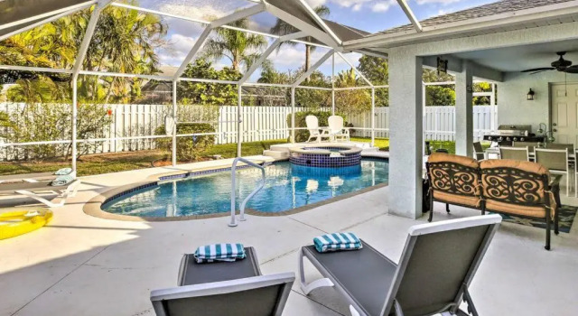 Вилла Sun-Dappled Cape Coral Oasis, 5 Mi to Beach!