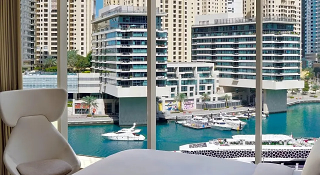 Двухместный номер Standard с видом на гавань Crowne Plaza Dubai Marina by IHG