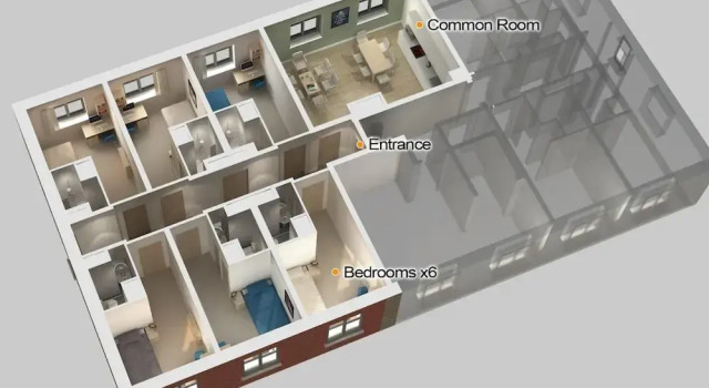 Номер Standard UPP Bay Campus Swansea