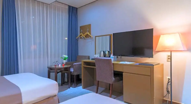 Номер Deluxe с частичным видом на море Benikea Hotel Jeju