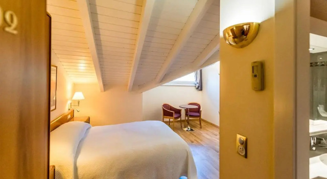 Номер Standard Мансарда Hôtel des Bains de Saillon