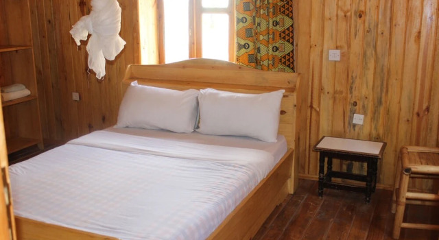 Standard double bungalow Vue sur le lac Macheo Ecolodge Camping