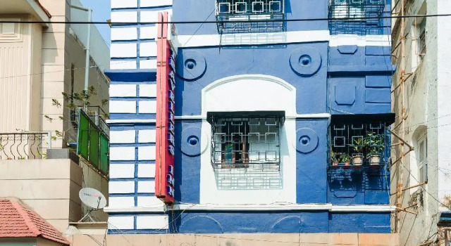 Кровать в общем номере Travellers Inn Mumbai