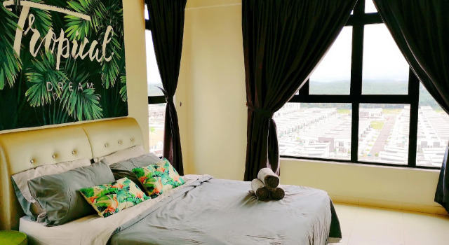 7pax 3R2B Family cozy Apt| Near Jusco,Tesco,Mydin, Varaa Huoneisto Hotellit Johor pysäköinnillä, Pysäköinti