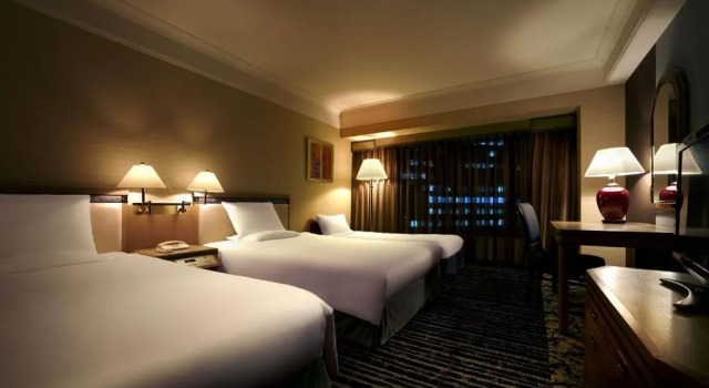 Трёхместный номер Compact with town view Hotel New Otani Osaka