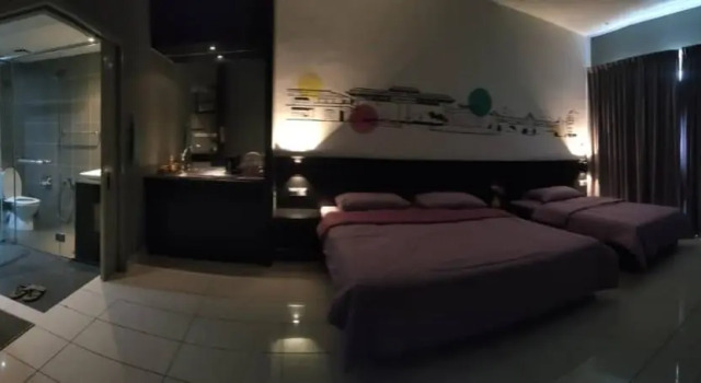 Aeropod Studio Room For 3 Pax Near Airport/Kk City/Tg Aru
