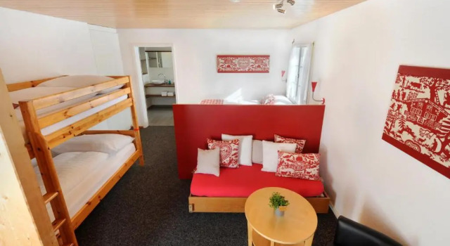 Шестиместный номер Standard с видом на горы Alpinhotel Bort