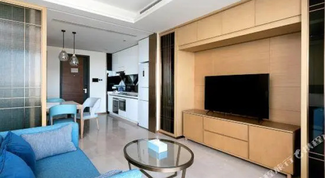 Люкс Deluxe с 2 комнатами с видом на море Albion Residence Haitang Bay Sanya