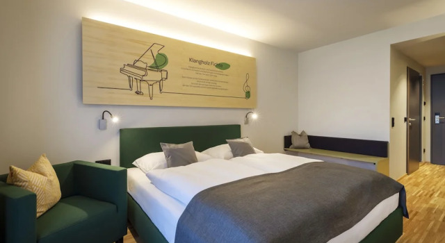 Двухместный номер Superior JUFA Hotel Laterns - Klangholzhus