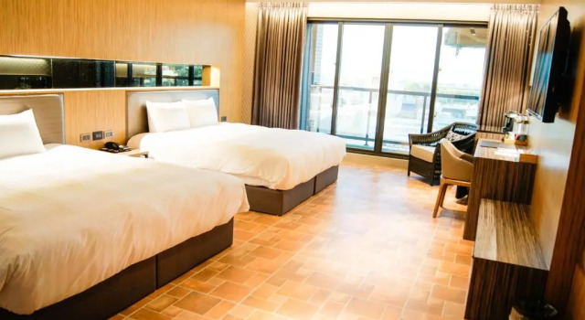 Четырёхместный номер Standard с видом на море Kuei Ti Wan Hotel