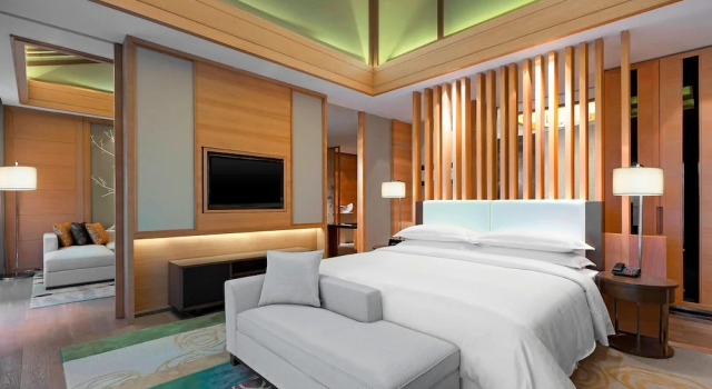 Двухместный люкс Deluxe Sheraton Grand Hangzhou Wetland Park Resort