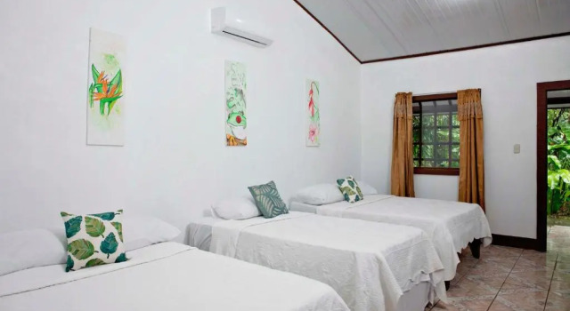 Семейный номер Standard с видом на сад Hotel Tortuguero Beachfront