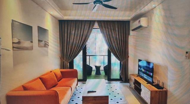 Апартаменты с 2 комнатами с видом на город R&F Princess Cove JBCC by Luxecocoo CK Johor Bahru CIQ