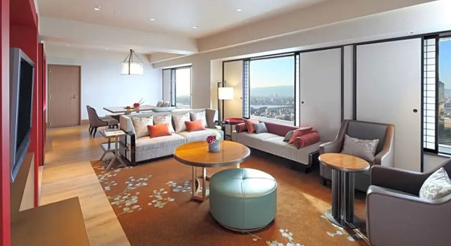 Двухместный люкс Presidential Hilton Osaka Hotel