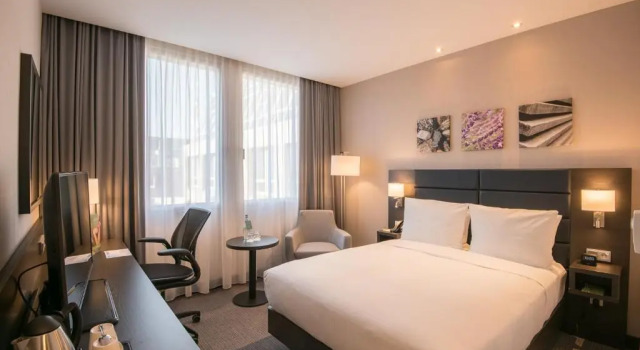 Двухместный номер для гостей с ограниченными возможностями Hilton Garden Inn Frankfurt City Centre