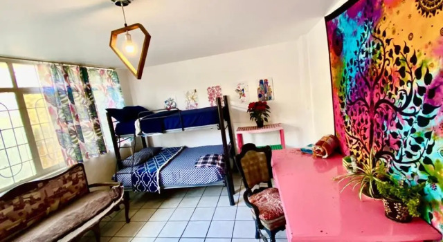 Кровать в общем номере (женский номер) Free Spirit Experience Guadalajara Centro