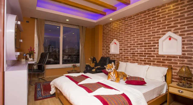 Двухместный номер Deluxe с балконом и с красивым видом из окна Blue Mountain Home Stay