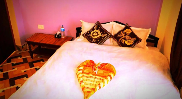 Двухместный номер Standard с балконом Hotel National Park Sauraha- Homely Stay and Peaceful Location with Jungle Safari arrangements