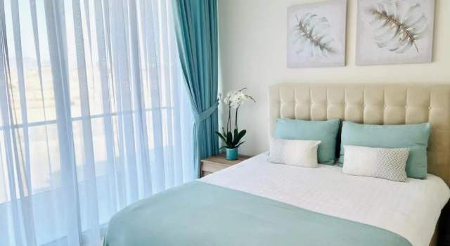 Апартаменты Beautiful Sea & Mountain Views Apartment in Iskele, North Cyprus