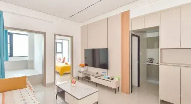 Двухместный люкс с видом на море Yuehaige Scenic Apartment