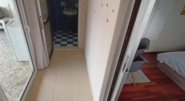 5th floor studio with views and a huge balcony