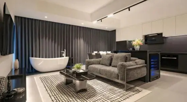 Люкс c 1 комнатой One Riviera Hotel and Residences