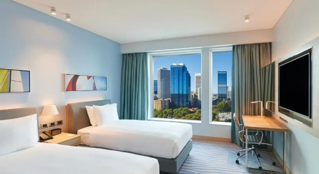 Двухместный номер с видом на город Doubletree By Hilton Perth Waterfront