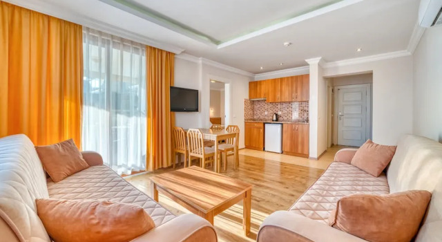 Трёхместные апартаменты c 1 комнатой с балконом Yeniacun Apart Hotel