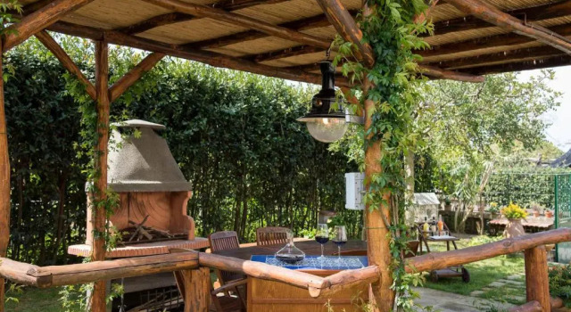 Студия с видом на сад B&B La Casa Nel Giardino