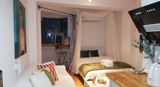 VK House No.8 Near Jiaotong Uni., Varaa Huoneisto Xuhui 