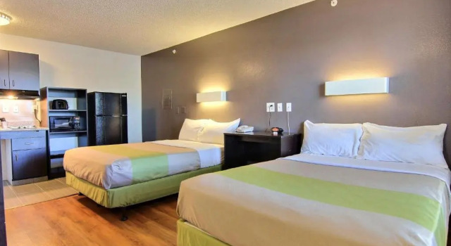 Четырёхместный номер Standard Studio 6 Extended Stay - Austin, TX - Northwest