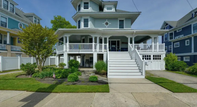Коттедж North Wildwood Home w/ Porch ~ 3 Blocks to Beach!