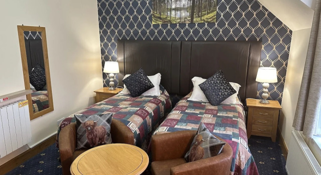 Двухместный номер Deluxe The Glen Hotel Newtonmore - Rooms, bar & restaurant
