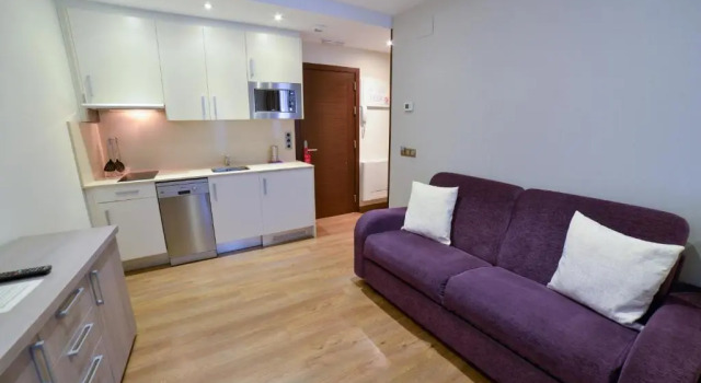 Студия с балконом Apartamentos Turísticos Llanes