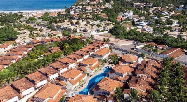 Коттедж Deluxe с 3 комнатами с балконом и с видом на бассейн Bz30 Geribá! 400m da praia c/ área gourmet