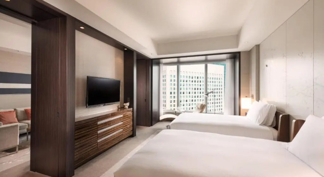 Двухместный люкс с видом на город Conrad Tokyo