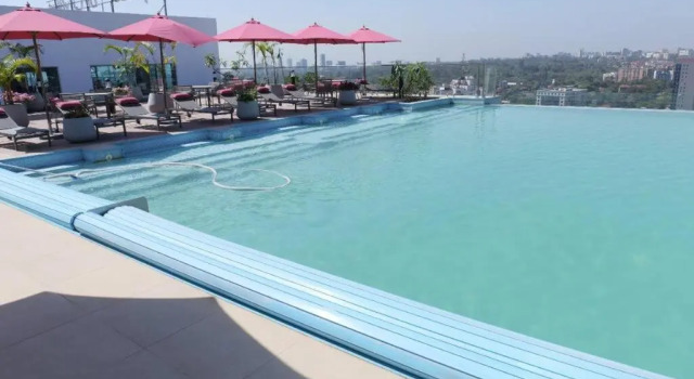 Апартаменты Lovely 2 Bdrm Serviced Apartment with pool & sauna