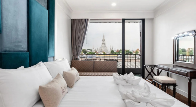 Двухместный номер Deluxe с балконом и с видом на реку ARUN Riverside Bangkok