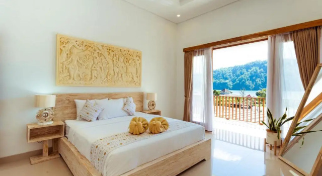Вилла Deluxe с 2 комнатами с видом на горы Villa Jempana Kintamani