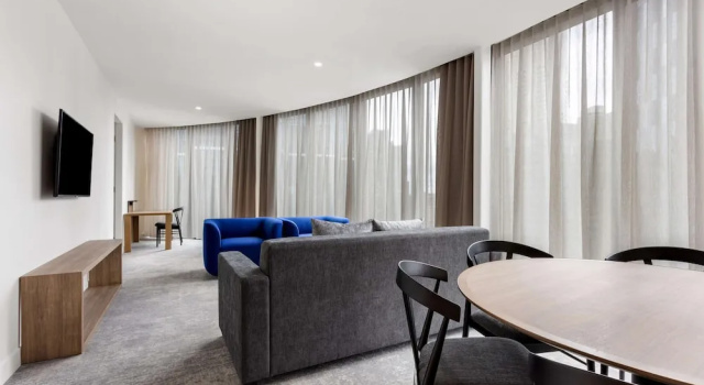 Апартаменты с 2 комнатами с видом на город Adina Apartment Hotel Melbourne Southbank