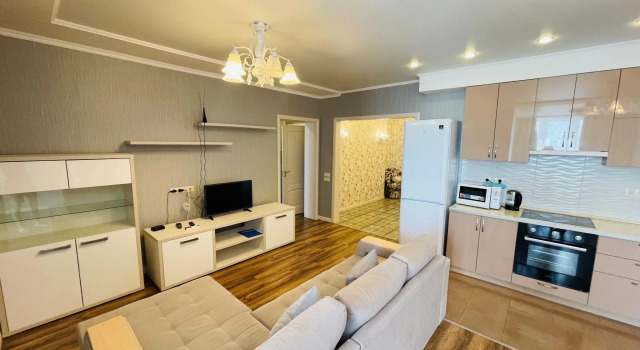 Апартаменты с 3 комнатами с балконом ApartKazan (АпартКазань) в ЖК Клевер Хаус