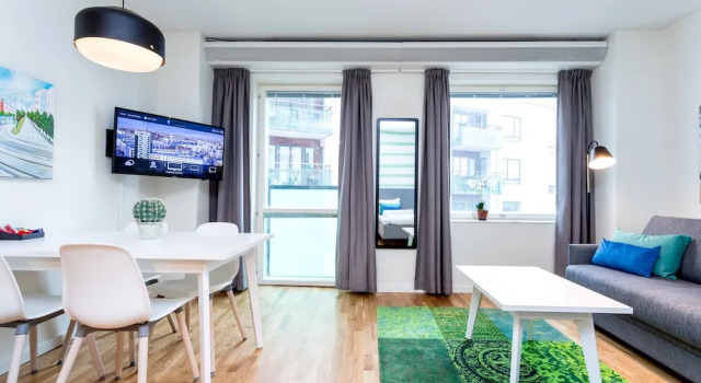 Студия Superior ApartDirect Hammarby Sjöstad