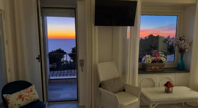 Standard Doppel Zimmer mit Balkon und mit Meerblick Villa Azul