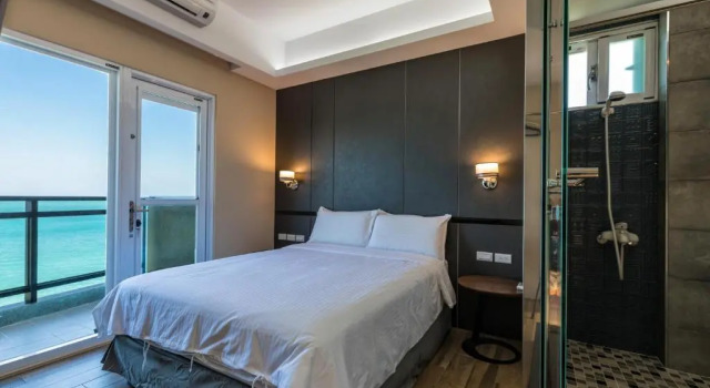 Двухместный номер Standard с балконом и с видом на море Jia Xiang Lin Guan Hai Homestay 2