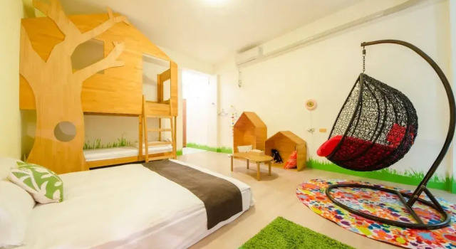 Трёхместный номер Standard с балконом anping2x2 b&b