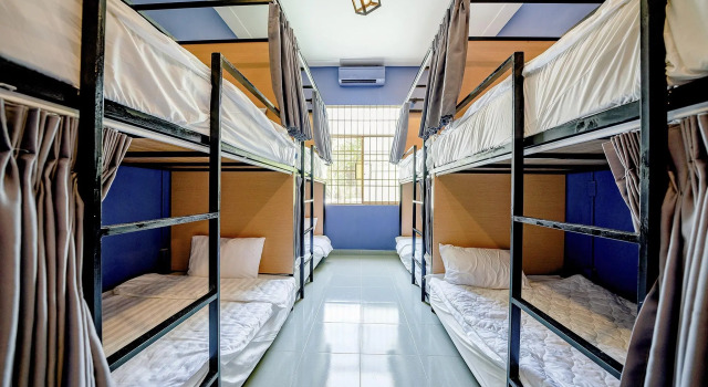 Кровать в общем номере Hip's House Homestay - Hostel