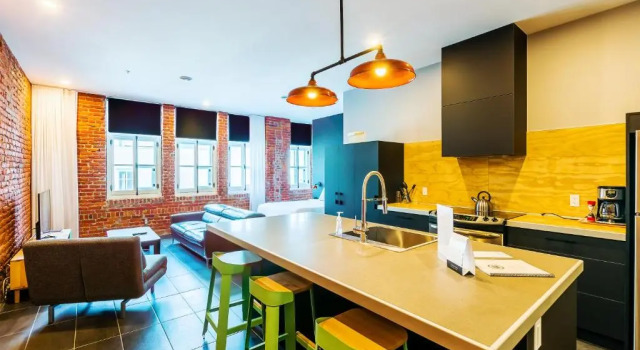 Апартаменты Пентхаус Les Lofts du Trésor - Par Les Lofts Vieux-Québec
