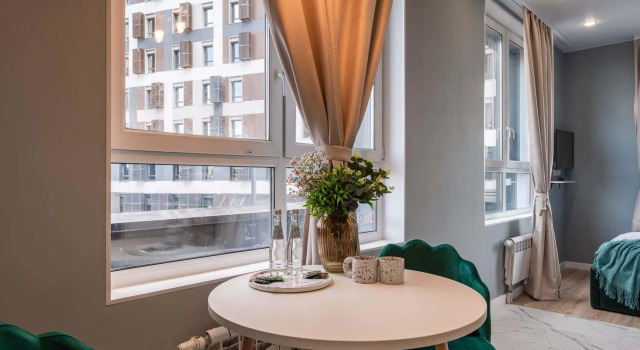 In an apartment on the Volokolamsk highway 71/22 building 2, Prenota Appartamento Mosca Russia
