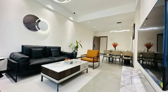 Апартаменты Deluxe с 2 комнатами с балконом и с видом на город Greenland Apartment by Link